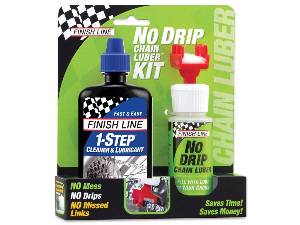 No Drip Chain Luber   Inkl. 120 Ml 1 Step   Kit fra Finish Line