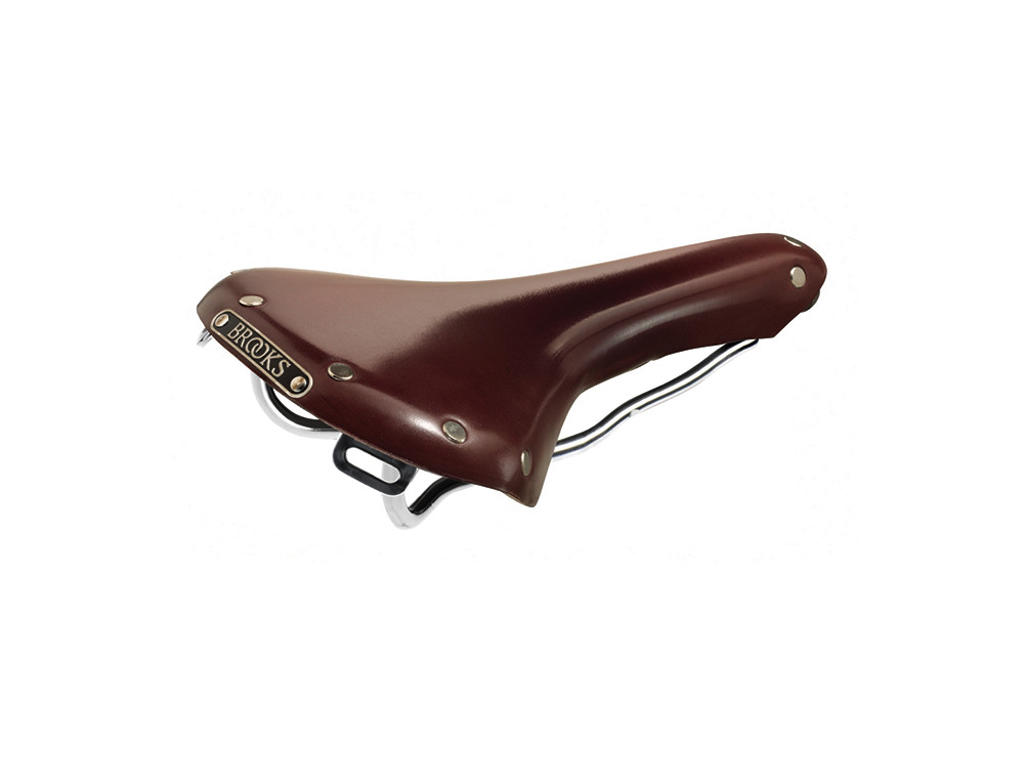 Cykelsadel B15 Swallow Chrome   Antik Brun Læder   Herre fra Brooks