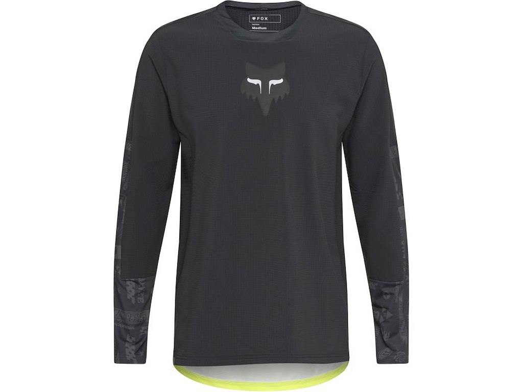 Defend Thermal Jersey Lunar Special Edition   Cykeltrøje   Lange ærmer   Herre   Sort   L fra Fox
