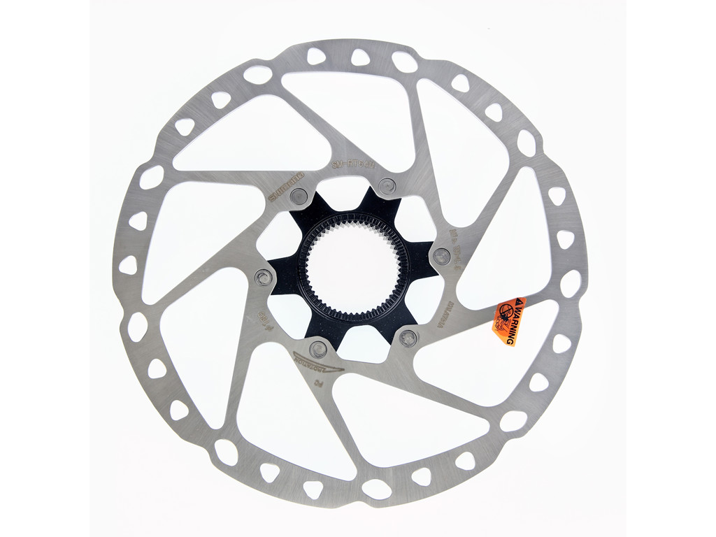Rotor 180mm Center Lock   Sm Rt64 M  Lock Ring fra Shimano