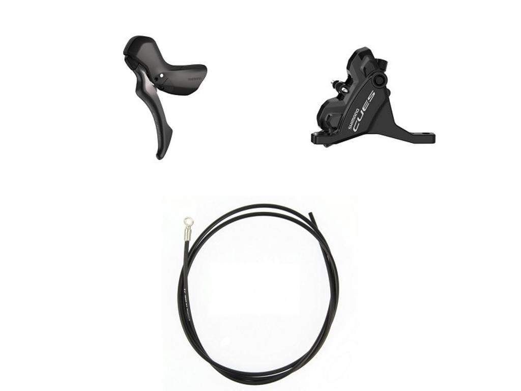 Cues Road Bremsegreb Med Bremsekaliber Hydraulisk   Front Venstre   Bl U6030 Og Br U6030 fra Shimano