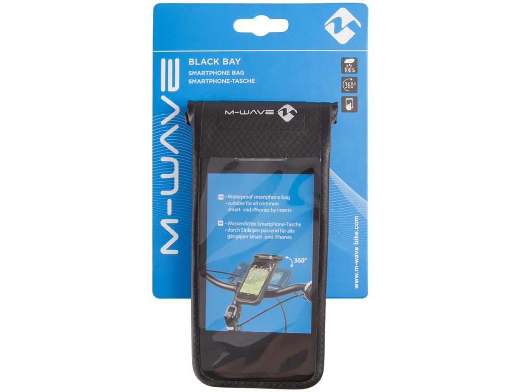 M Wave Canada Black Bay   Mobilholder   100% Vandtæt   360â° Drejebeslag   Passer Til Flest fra M-wave