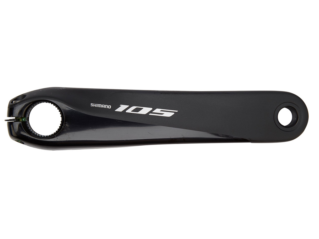 105   Pedalarm Venstre Side Til Fc R7000   170mm Lang   Splined Fit   Sort fra Shimano
