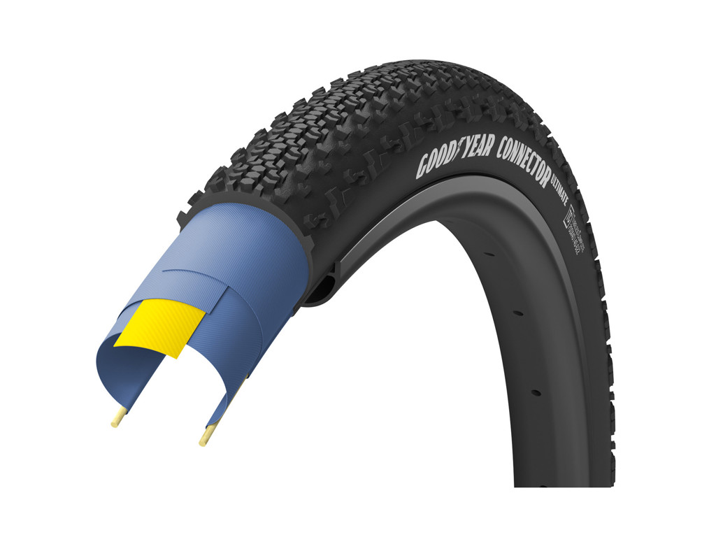 Connector Ultimate Tlc   Gravel   Foldedæk   27,5x50c   Sort fra Goodyear