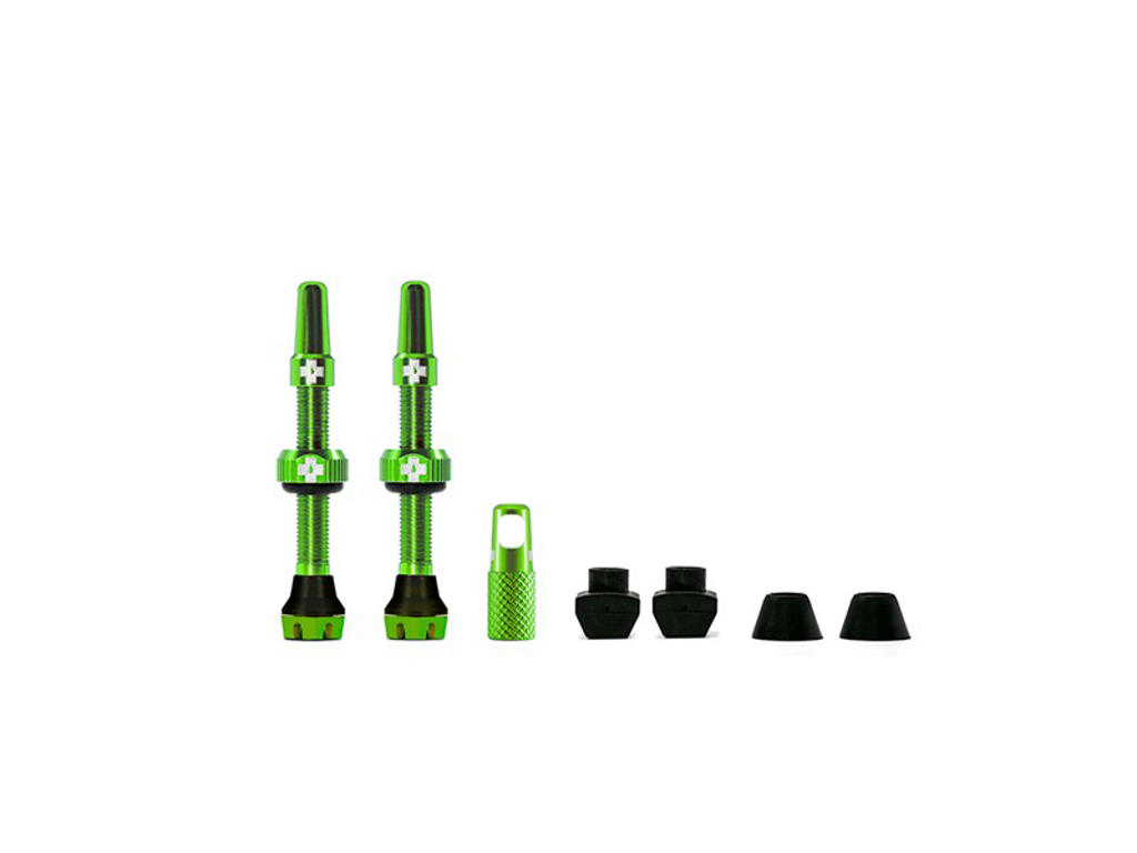 Muc Off   Tubeless Ventiler   44mm Lange   Grøn   2 Stk. fra Muc-off
