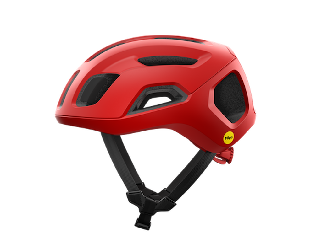 Ventral Air Mips Cykelhjelm   Mat Rød   Str. 56 61 Cm fra Poc