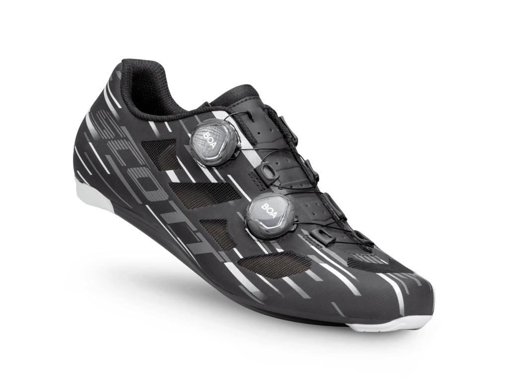 Vertec Vent Boa Landevejssko Black Silver (skostørrelse: 42) fra Scott