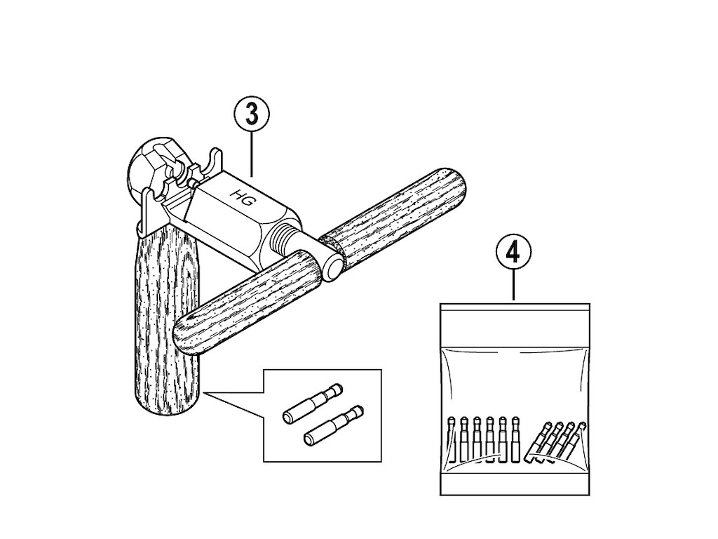 Stift Til Kædeadskiller Tl Cn32   10 Stk. fra Shimano