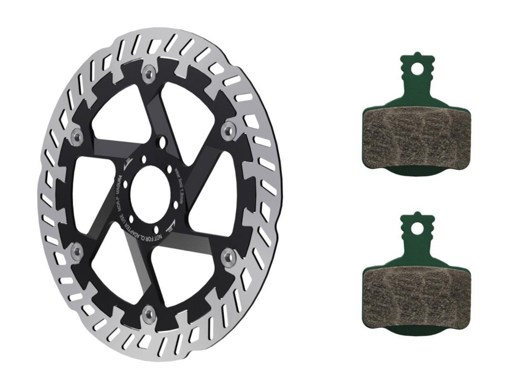Mt Estop Rotor   203 Mm   6 Bolt   Inkl. Bremseklodser fra Magura