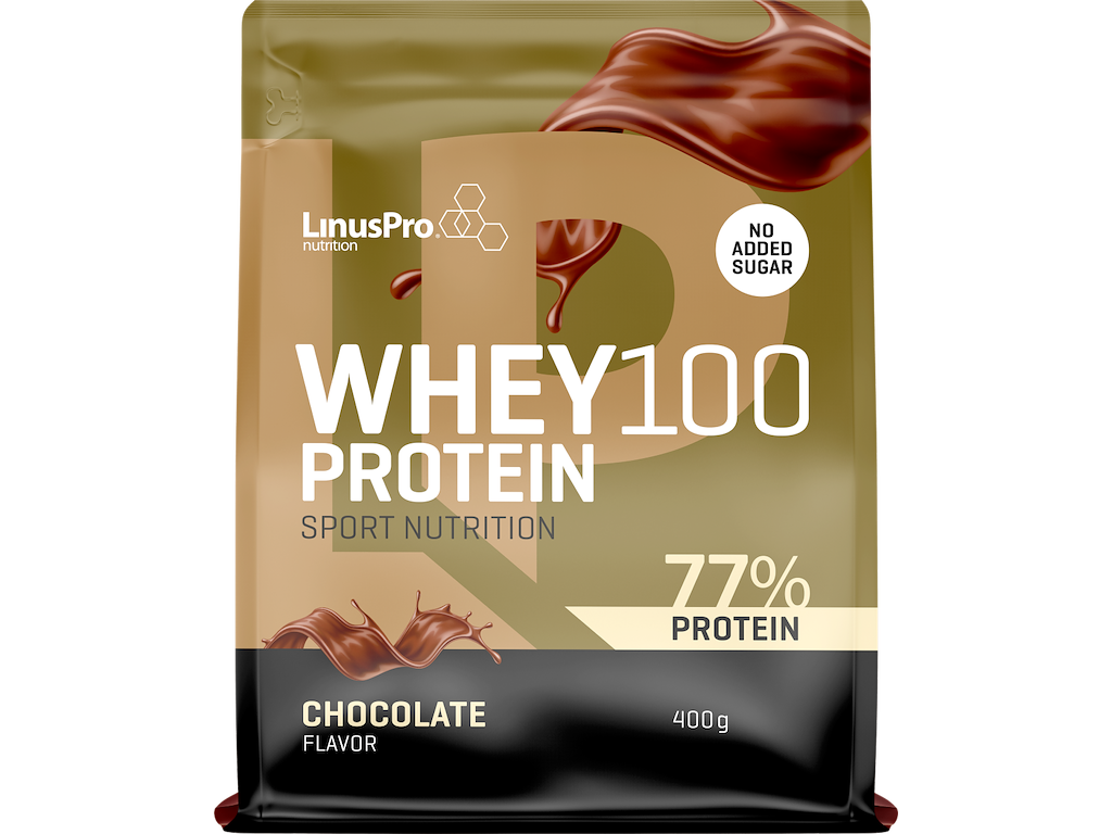 Whey100   Chokolade   400g fra Linuspro