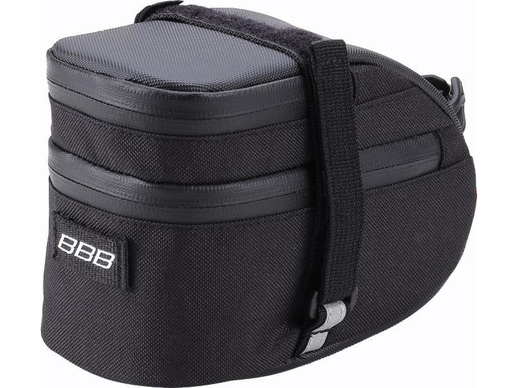 Easypack L   Sadeltaske Med Velcro   Vandtæt   Sort fra Bbb