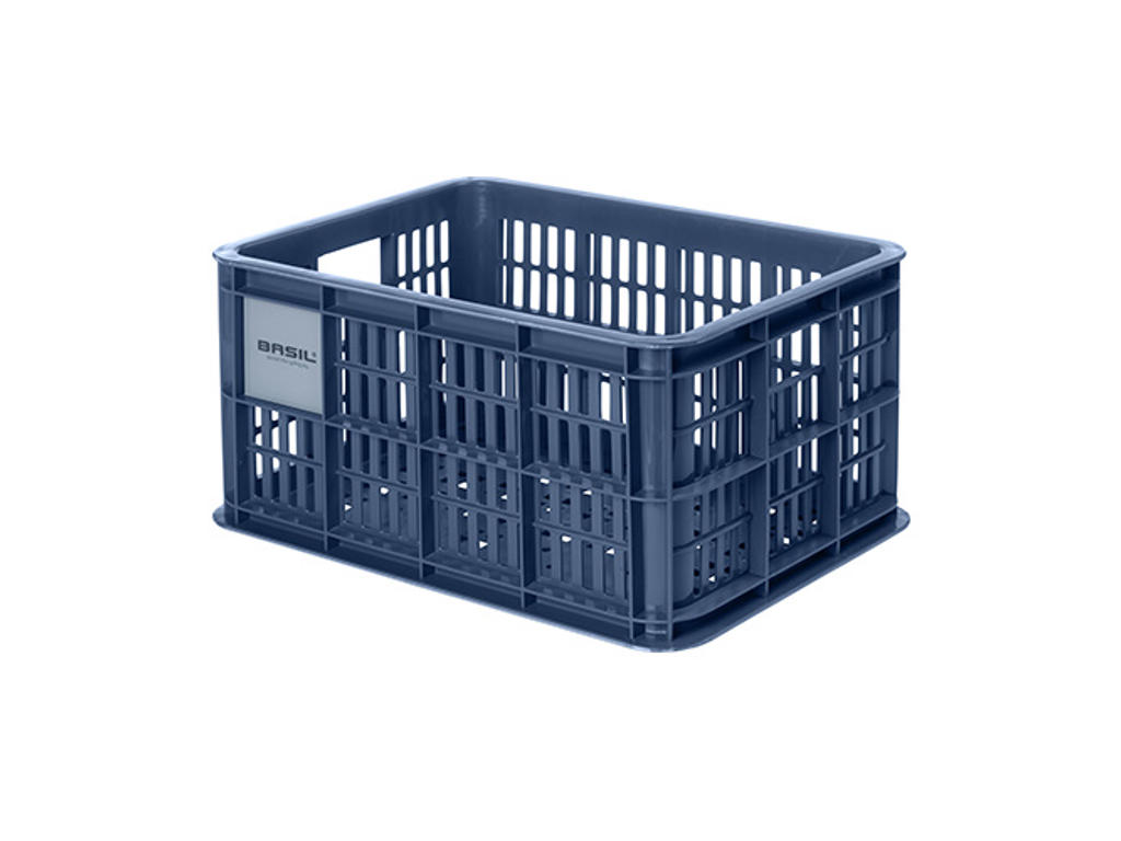 Crate S   Plast Kurv Til Mik   Til Opbevaring Eller Bagagebærer   Blå   95% Recycled Material fra Basil