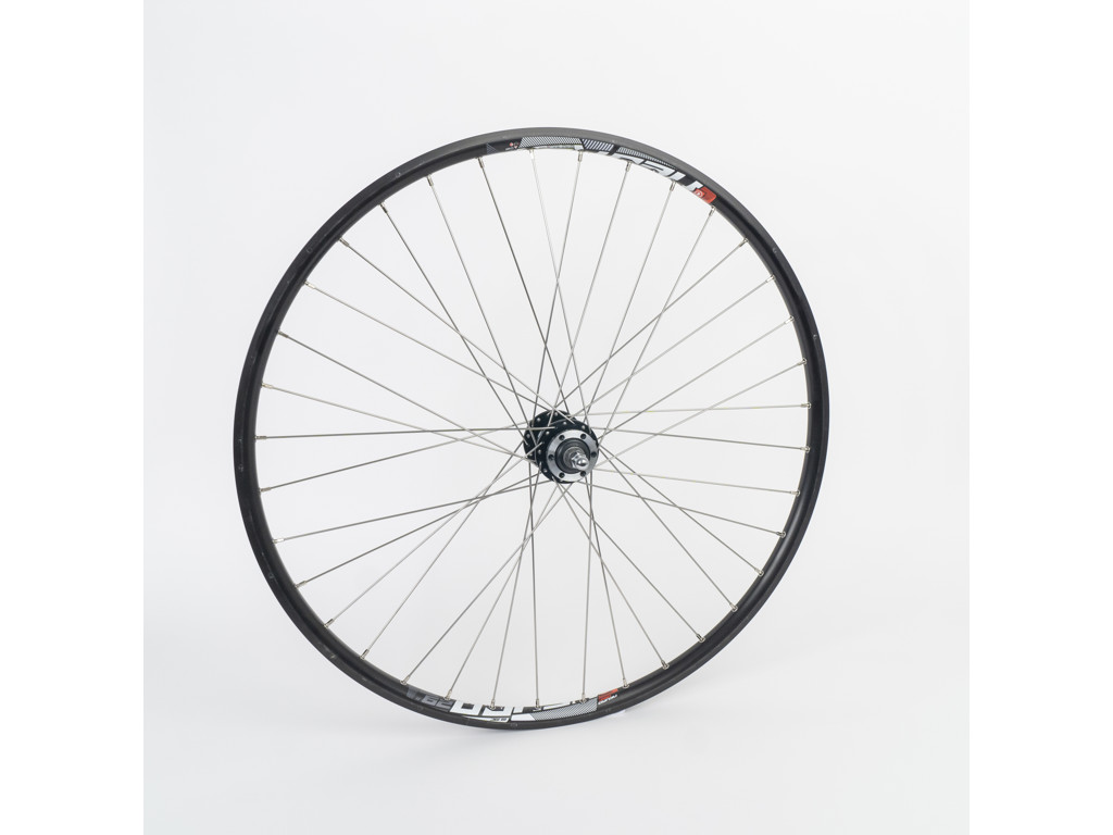 Citybike Baghjul   700c    Skruekrans   Mach1 Fælg   Skivebremse   Sort Sølv fra Connect