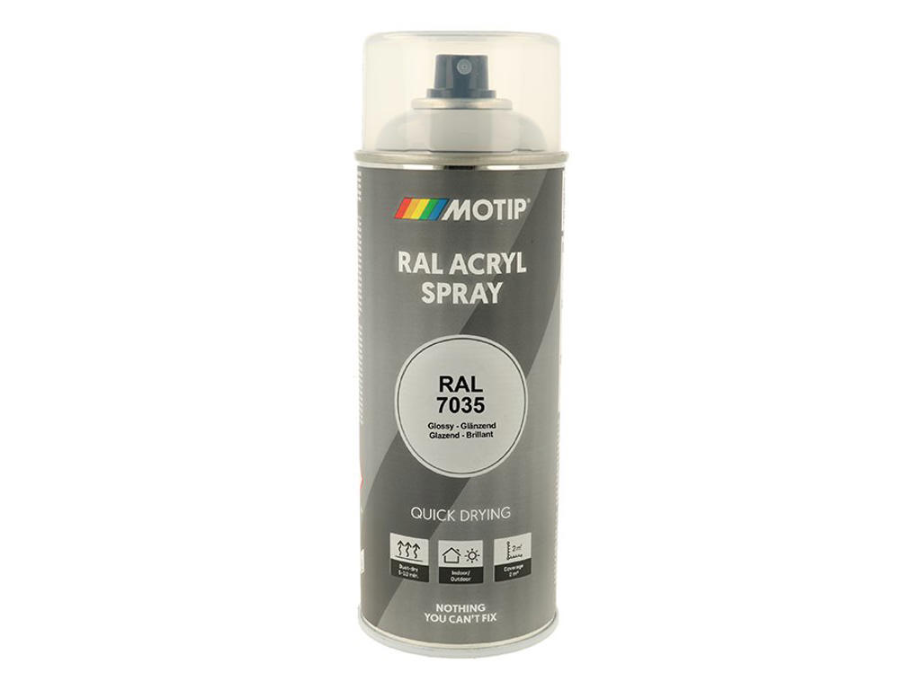 Ral 7035   Lak   High Gloss Light Grey fra Motip