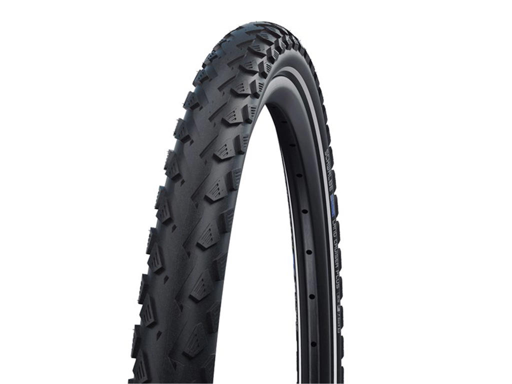 Land Cruiser Plus   Punctureguard   28x2,15 (55 622) Sort Refleks   E 25   Sort fra Schwalbe