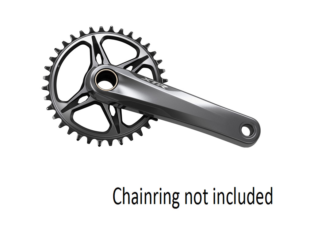 Xtr   Kranksæt Fc M9100   Sort Single Uden Klinge 170 Mm Pedalarme fra Shimano
