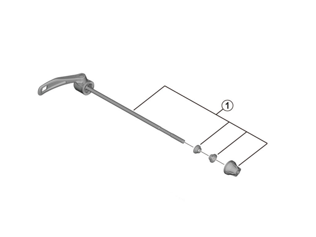 Mt401   Quick Release   174mm   Fh Mt401 fra Shimano