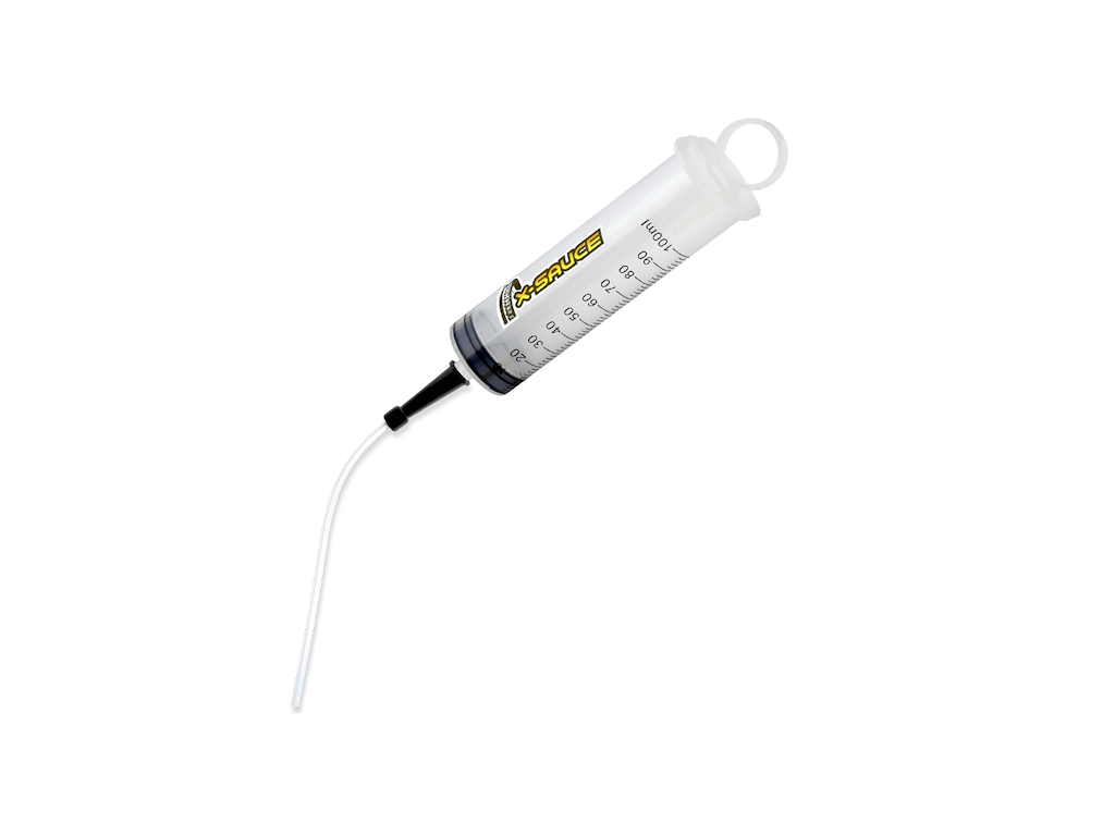 X Sauce Tubeless Injector + X Tube   Op Til 100 Ml fra X-sauce