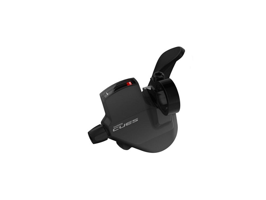 Cues   Skiftegreb Venstre   Rapidfire Plus   2 Speed   Sl U4000l   Sort fra Shimano