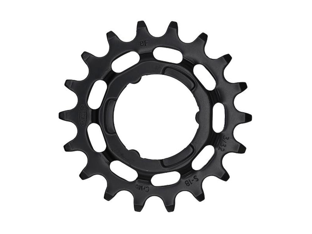 Gearhjul   3 32   18t   Til Shimano   Sort fra Kmc