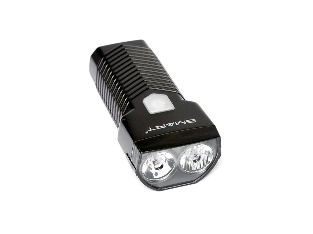 Smart 1500   Forlygte Led   1500 Lumen   Superflash   Usb Opladelig fra Smart Bike