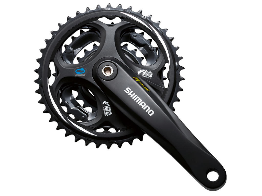 Altus   Kranksæt Trippel 48 38 28 Tands   170mm Pedalarme fra Shimano