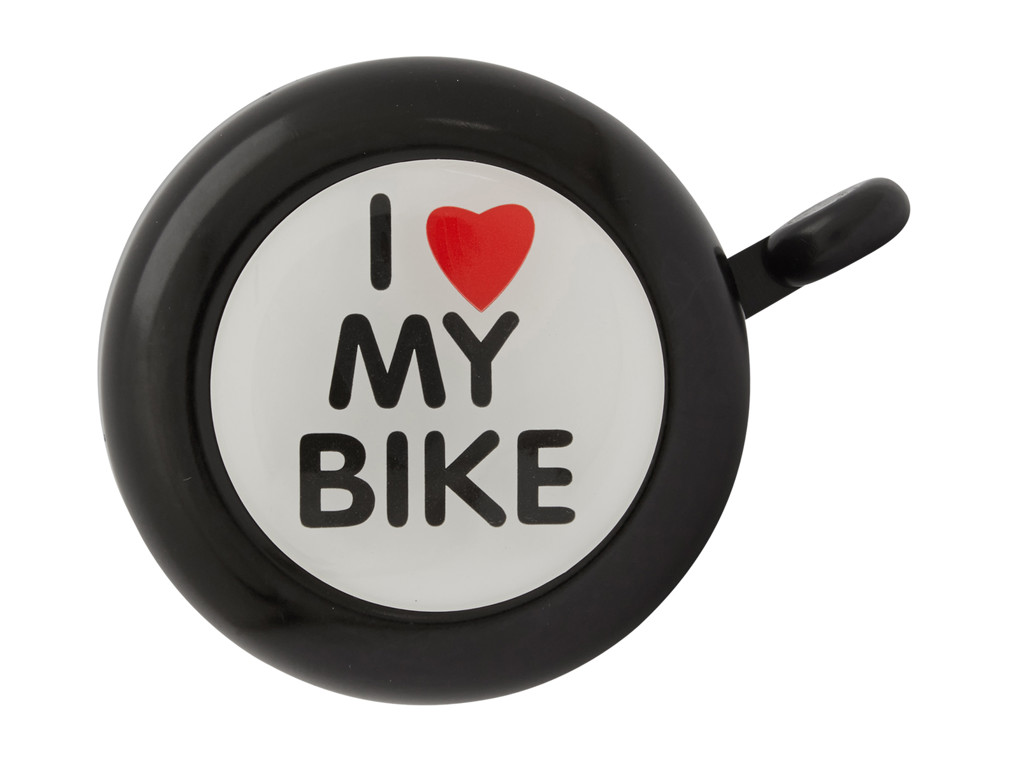 Ringeklokke   I Love My Bike   Sort fra Ongear