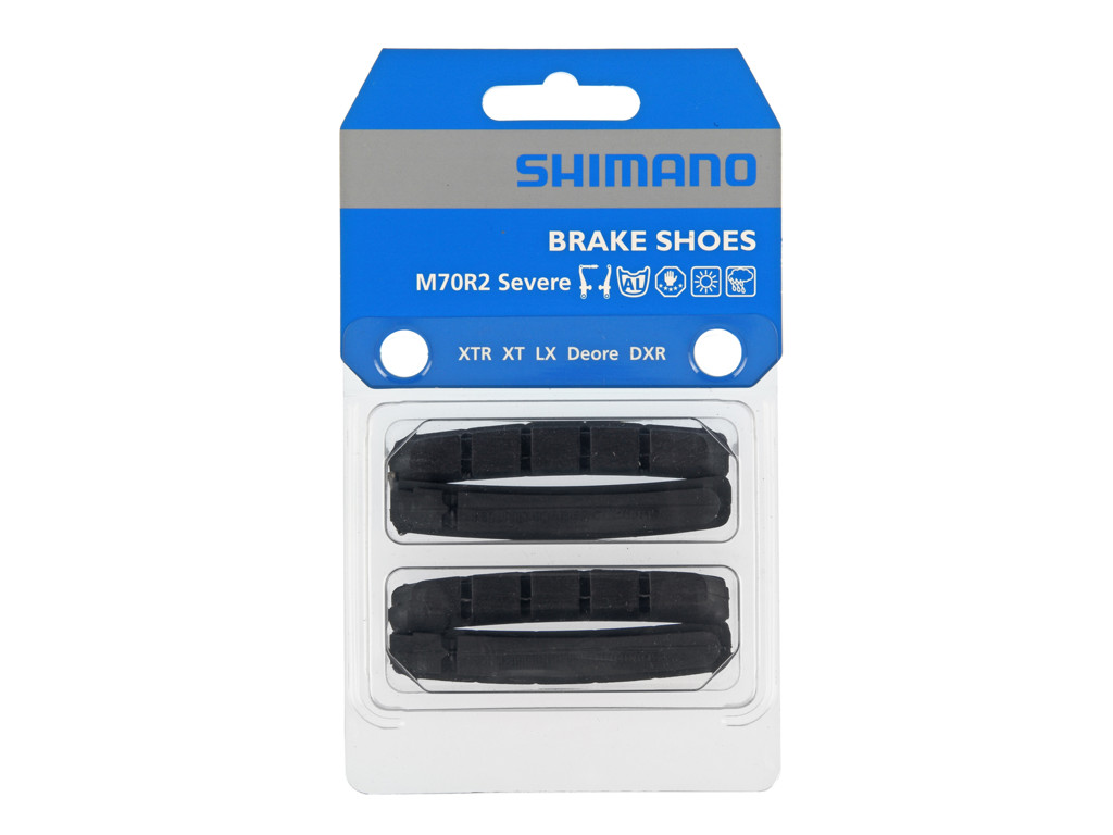 Xtr   Bremsegummi   2 X 2 Stk   V Bremse   M70r2 fra Shimano