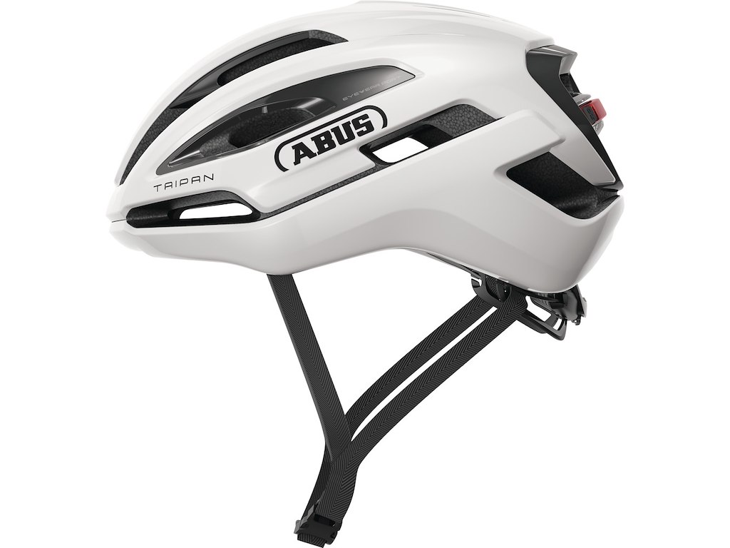 Taipan Led   Cykelhjelm   Shiny White   Str. M   54 58 Cm fra Abus