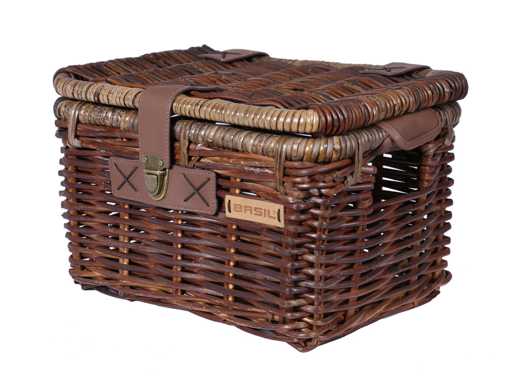 Denton S   Kurv Til Frontcarrier   Nature Brown fra Basil