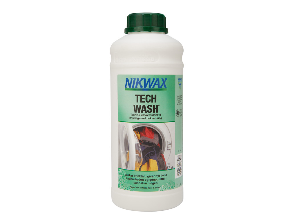 Tech Wash   Vaskemiddel Til Vandtæt Beklædning   1000 Ml fra Nikwax