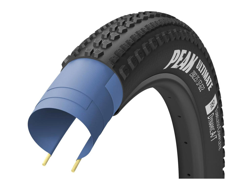 Peak Ultimate Tlc   Gravel Foldedæk   700x45c   Sort fra Goodyear