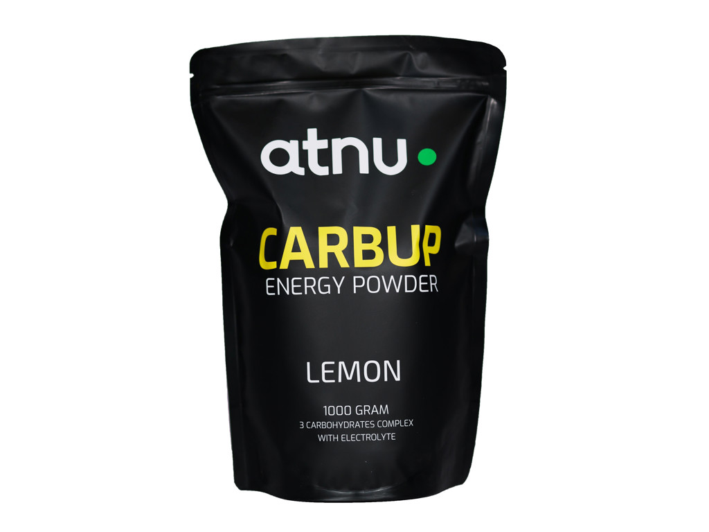 Carbup Energy Powder   Lemon   1000 Gram fra Atnu