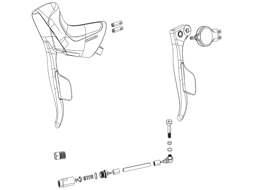 Rival Axs E1 Venstre Ed Exchange Kit Til Skifte  Og Bremsegreb fra Sram