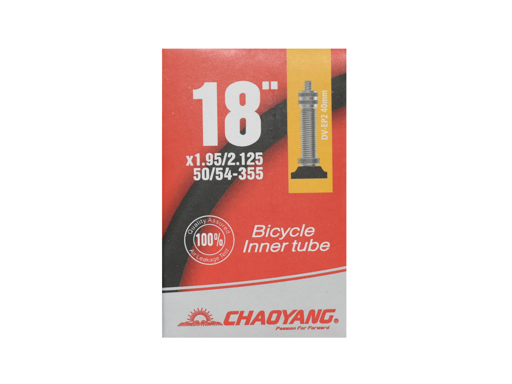 Slange 18 X 1.95 2.125 Med 40mm Lang Dunlop Ventil fra Chaoyang