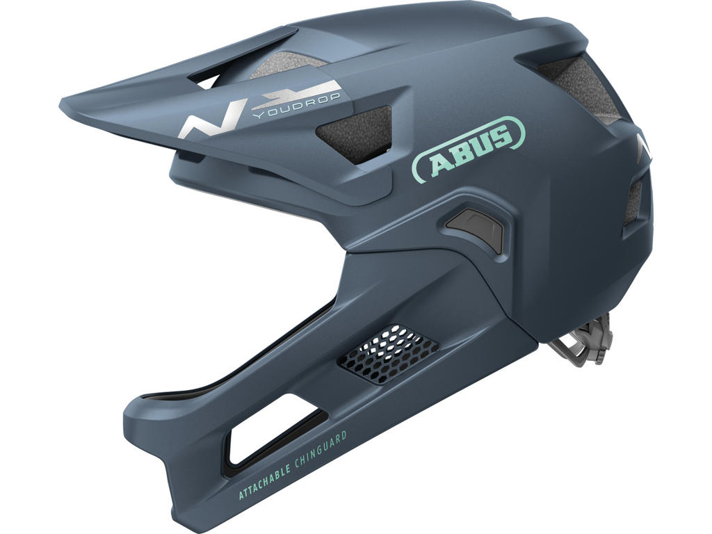 Youdrop Ff   Cykelhjelm Fullface   Midnight Blue   Str. 48 55 Cm fra Abus