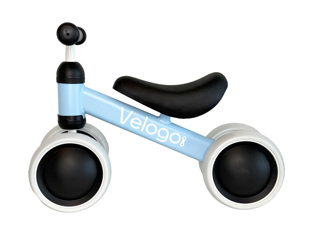 Løbecykel Fra 1 år   4 Hjul   Lyseblå fra Velogo
