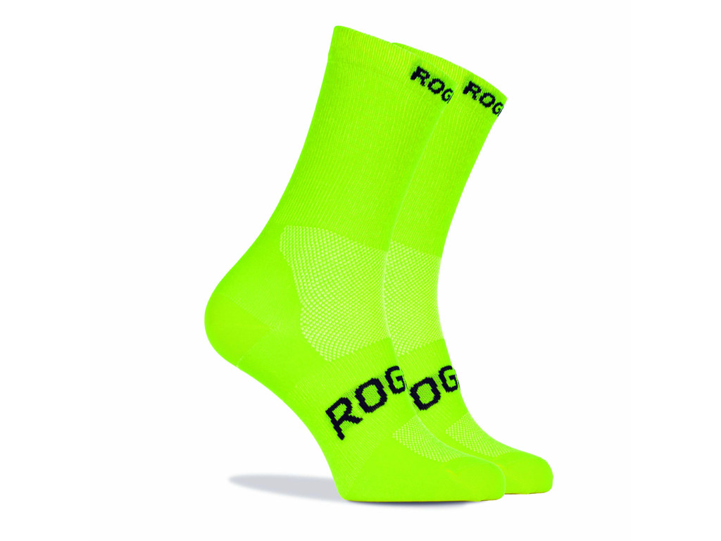 Rcs 08   Cykelstrømper   Q Skin   Gul   Str. 40 43 fra Rogelli