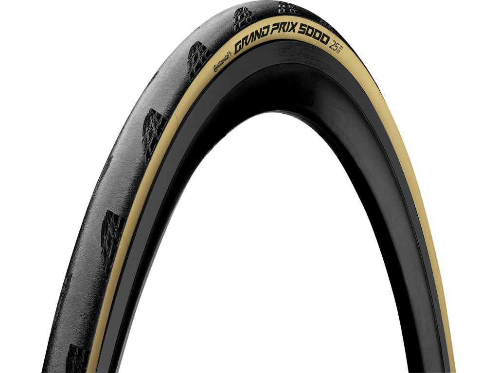 Grand Prix 5000   Foldedæk Road   700x25c (25 622)   Sort Cream fra Continental