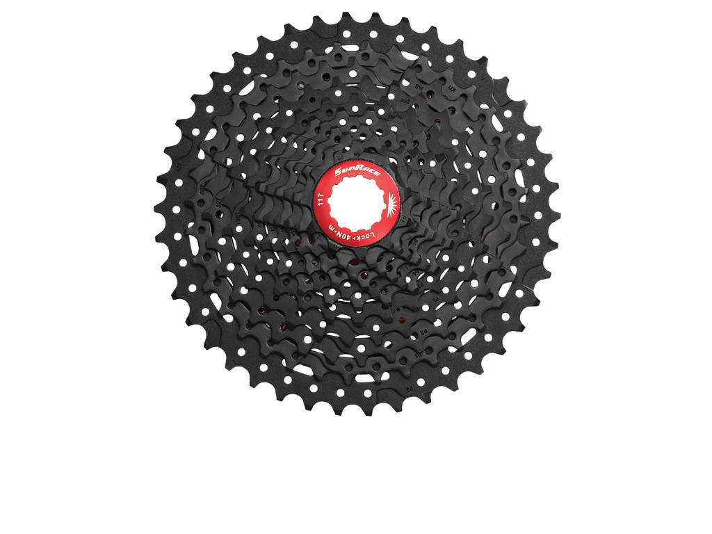 Csmx8   Kassette 11 Gear   11 42 Tands   Mtb   Til Shimano Eller Sram   Sort fra Sunrace