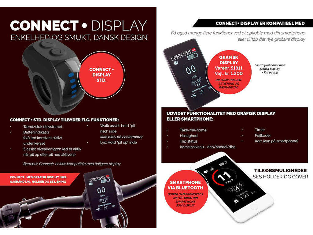 Grafisk Center Display Incl. Kontrol For Connect + fra Promovec