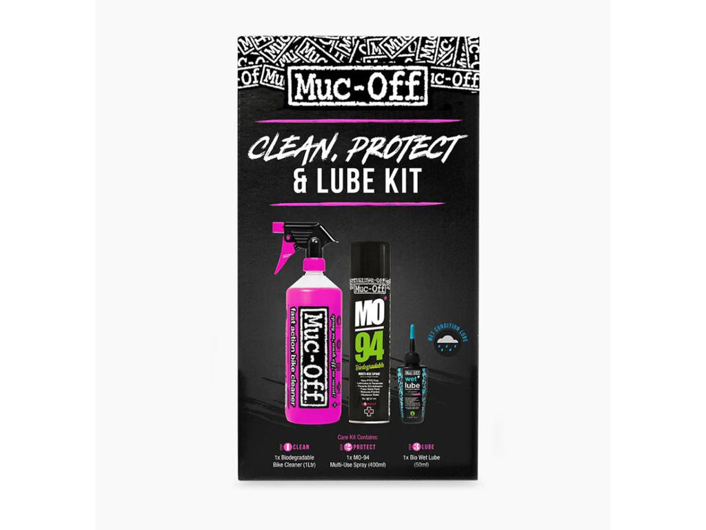 Muc Off Wash, Protect And Lube Kit   Vedligeholdelseskit Til Cykler fra Muc-off