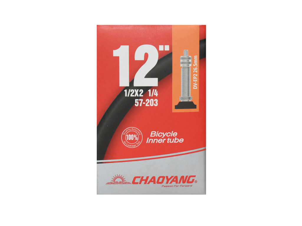 Slange 12 1 2 X 2 1 4 Med 26.5mm Lang Dunlop Ventil fra Chaoyang