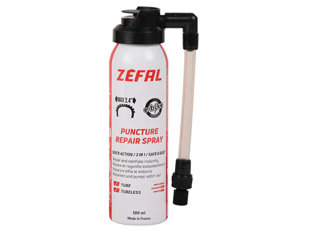 Repair Spray   Lappevæske   Til Slange & Tubeless 100 Ml fra Zefal