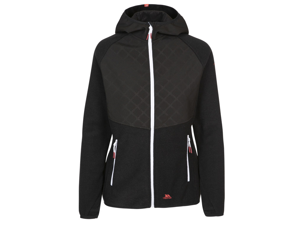 Starshine   Fleece Hættetrøje   Dame   Black Marl   Str. S fra Trespass