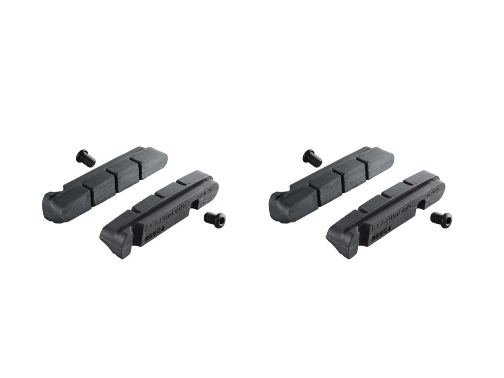 Dura Ace   Bremsegummi   2 Sæt   Type R55c4   Carbon Bremseflader fra Shimano