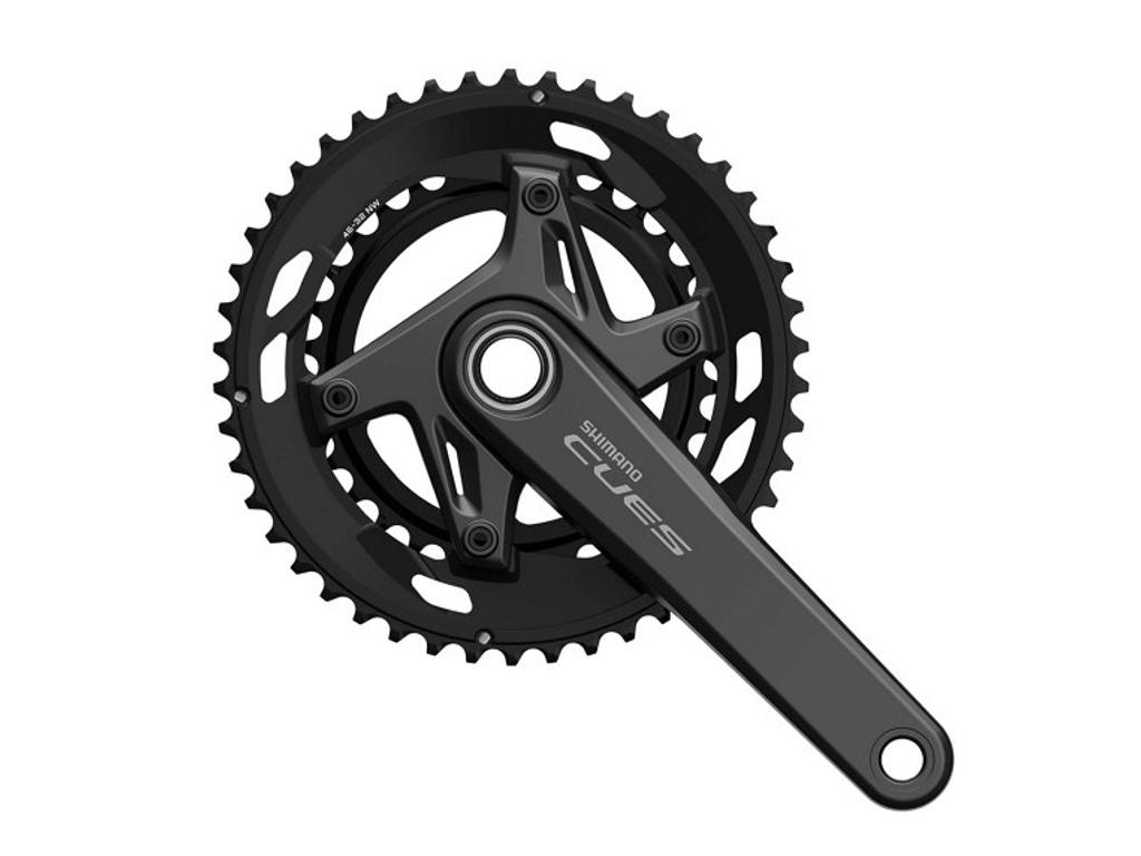 Cues Kranksæt Dobbelt Road   34 50 Tands Til 9 Eller 10 Speed  175mm Pedalarme   Fc U6030 2 fra Shimano
