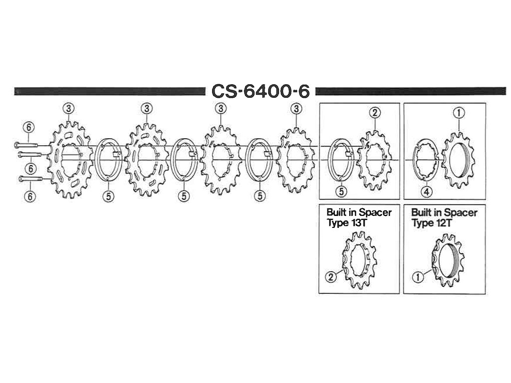 Shimano Ultegra Klinge 21 Tands Til Ug Kassette 6 Eller 7 Gear Cs 6400 fra Pro