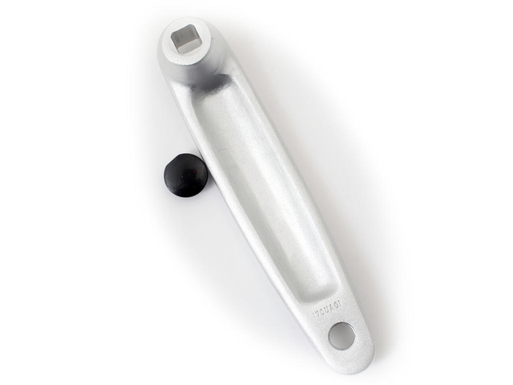 Pedalarm Venstre Vandret Firkant 170 Mm   Aluminium Sølv fra Diverse