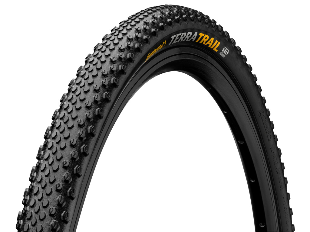 Terra Trail Protection   Gravel Foldedæk   700 X 40c (40 622)   Sort fra Continental